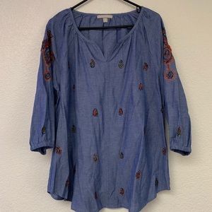 Beaded Peasant Tunic